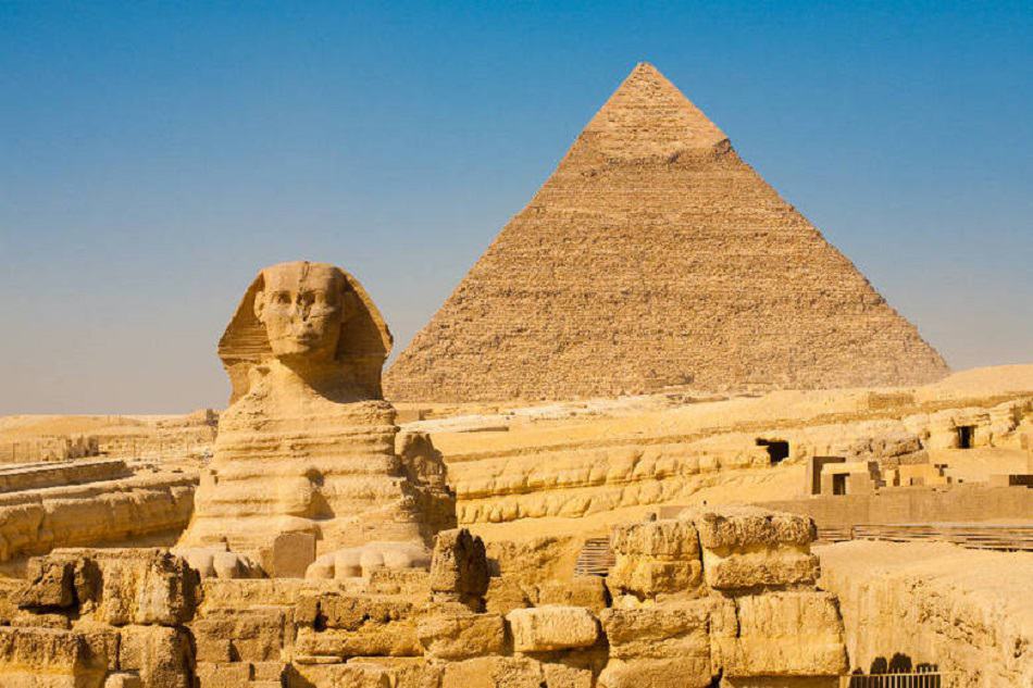 Sphynx Khafre Giza Pyramids Classic