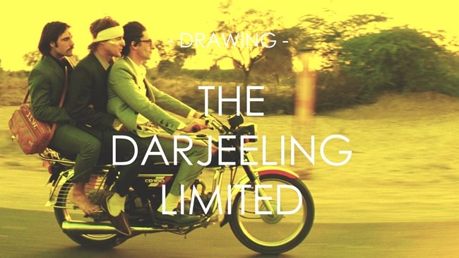Behind The Darjeeling Limited - On the Motorcycle 