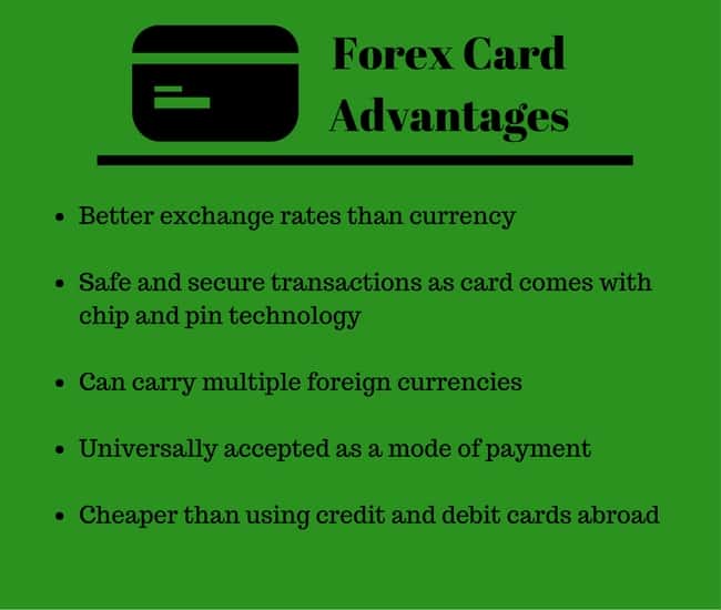 forex travel card benefits