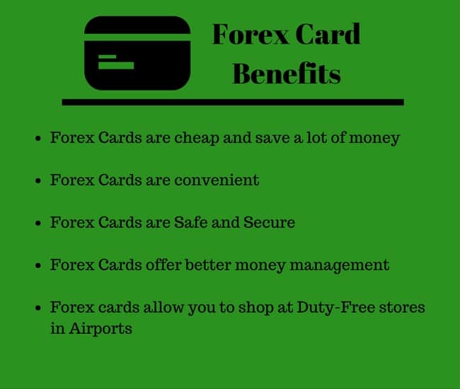 forex travel card benefits