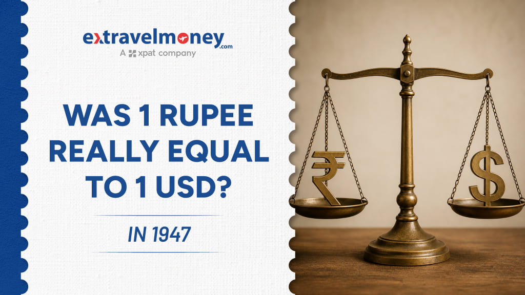 Was 1 Rupee Really Equal To 1 USD In 1947