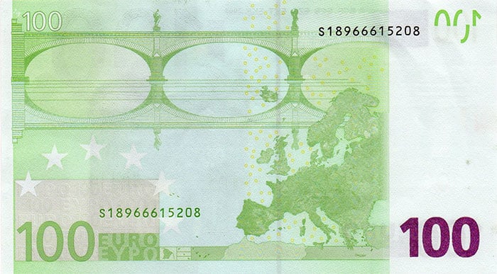 100 Euro Bank Note