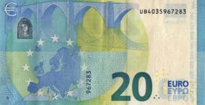 20 Euro Bank Note
