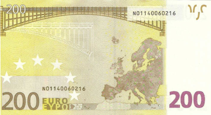 200 Euro Bank Note