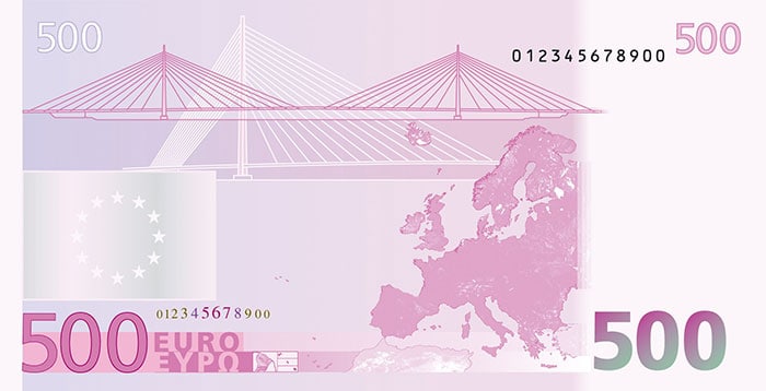 500 Euro Bank Note