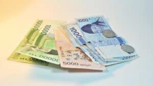 South Korean Won Currency Notes