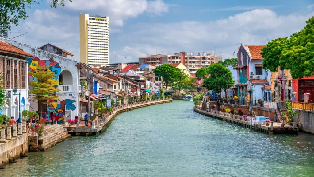 Malacca city in Malaysia