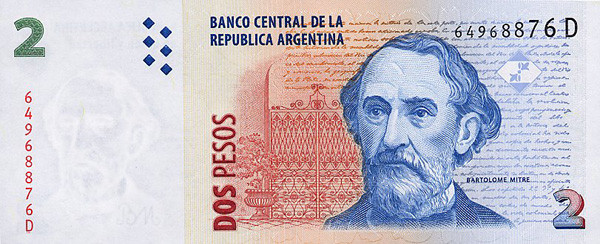 Argentine Peso Note