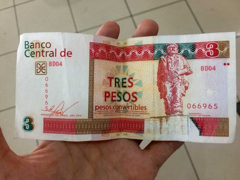 Cuban Peso Note