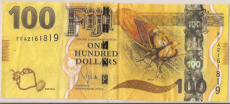 Fijian Dollar Note